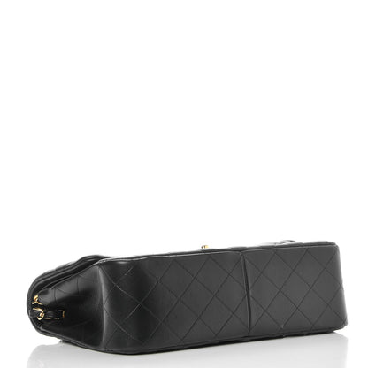 Chanel Lambskin Quilted Jumbo Double Flap Black 5 of 13