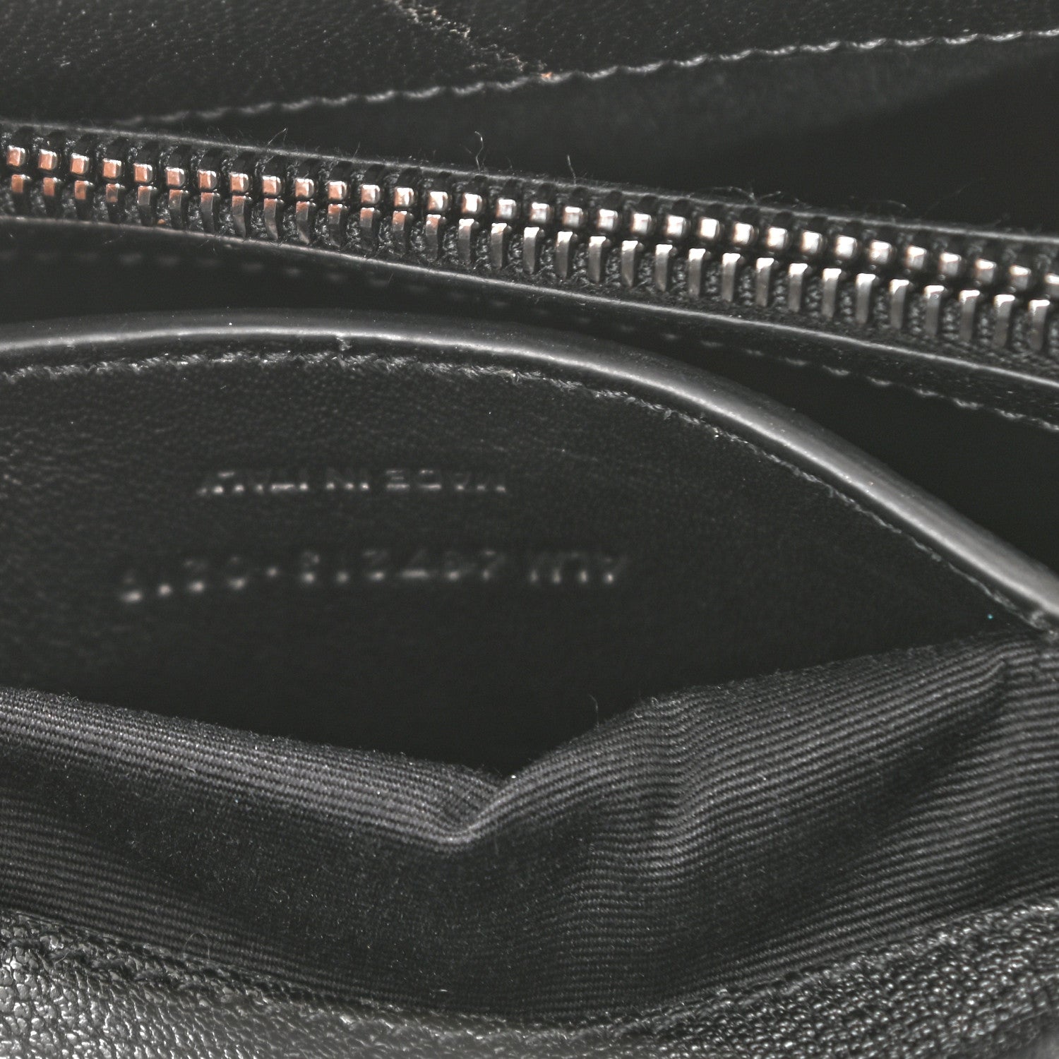Saint Laurent Sheepskin Matelasse Chevron Monogram Medium College Bag Black 8 of 9