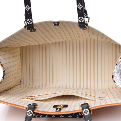 Louis Vuitton Monogram Giant Jungle Onthego GM Ivory 5 of 9