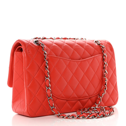 Chanel Lambskin Quilted Medium Double Flap Red 3 of 9