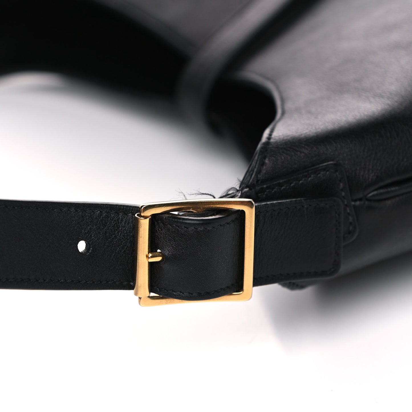 Calfskin Monogram Hobo Black