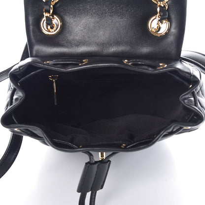 Chanel Calfskin Quilted Mini Urban Spirit Backpack Black 5 of 9