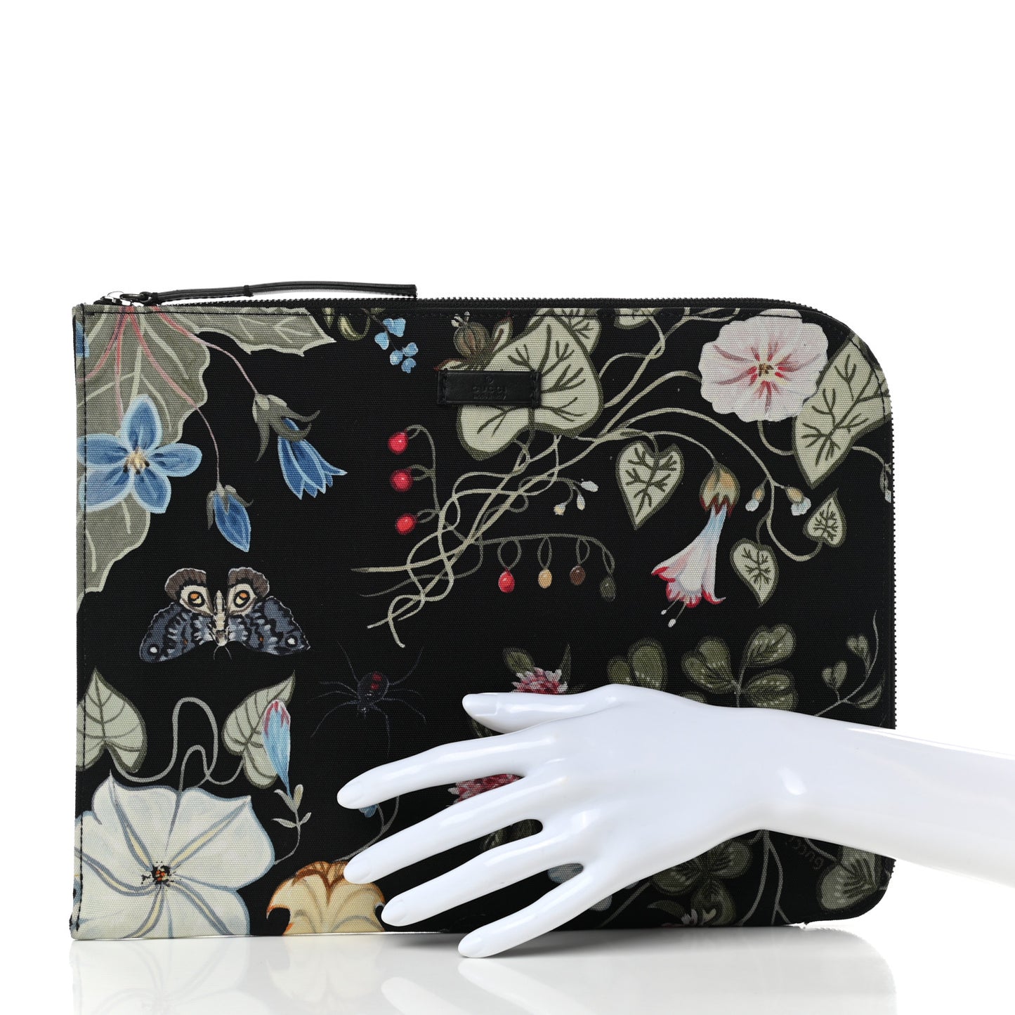 Canvas Flora Knight Travel Laptop Document Case Black