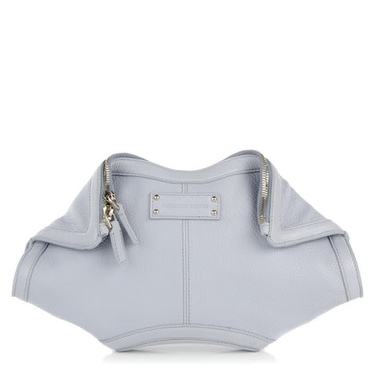 Alexander McQueen Calfskin De Manta Clutch Cloud Blue 1 of 7