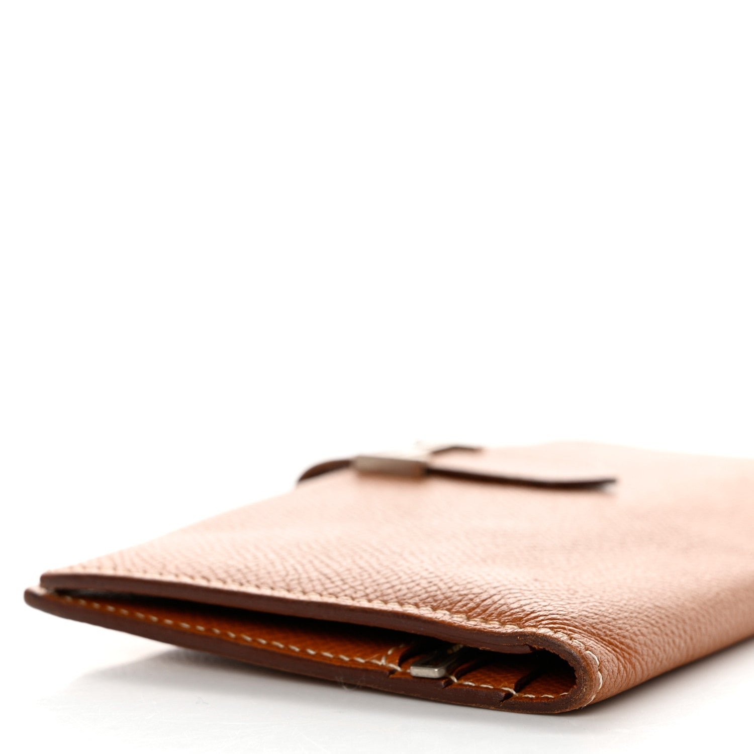 Hermes Epsom Bearn Gusset Wallet Gold 8 of 10
