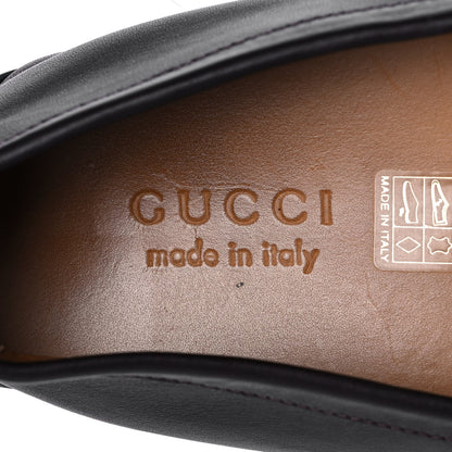 Gucci Calfskin Miro Soft Microguccissima Mens Driver Loafers 12 Dark Brown 8 of 11