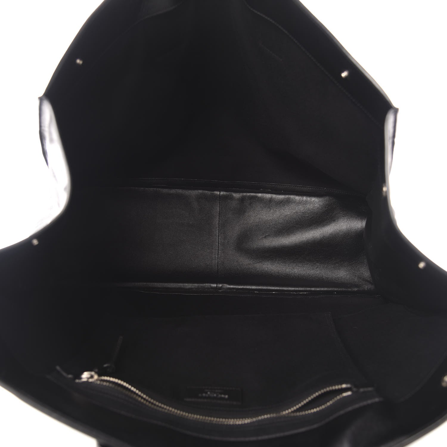 Saint Laurent Vitello Rive Gauche Large Tote Black 5 of 10