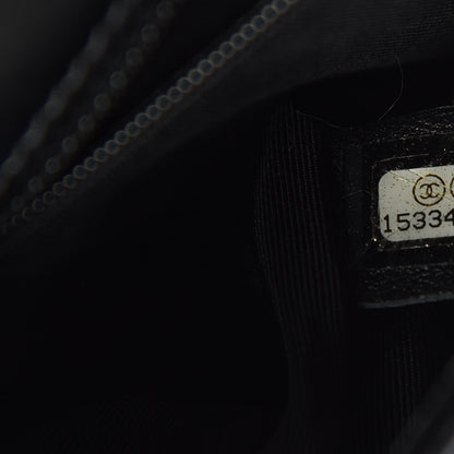 Chanel Glazed Calfskin Medium Boy Flap Black 9 of 10