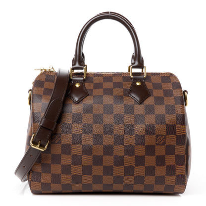 Louis Vuitton Damier Ebene Speedy Bandouliere 25 1 of 13