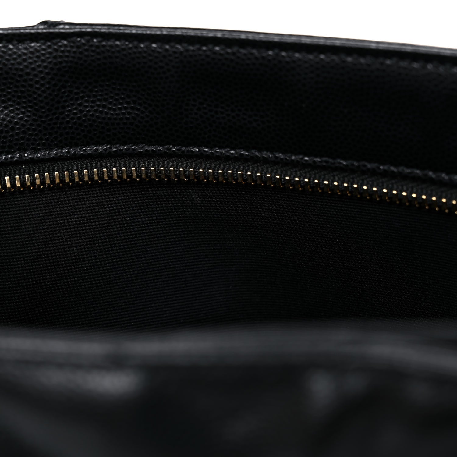 Saint Laurent Grain De Poudre Matelasse Chevron Medium Tribeca Shopping Bag Black 11 of 11