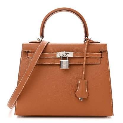 Hermes Epsom Kelly Sellier 25 Gold 1 of 11