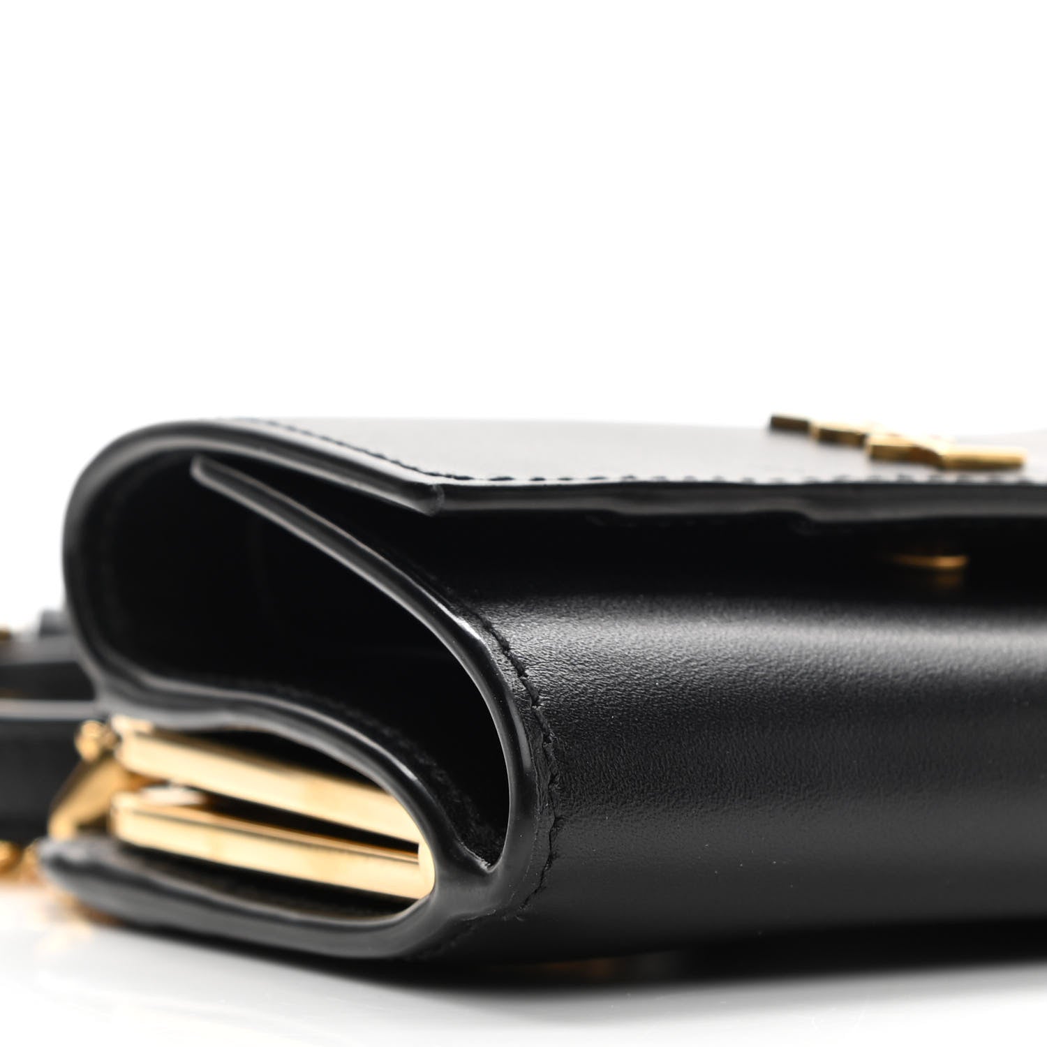 Saint Laurent Smooth Calfskin Monogram Rider Belt Bag Black 10 of 11