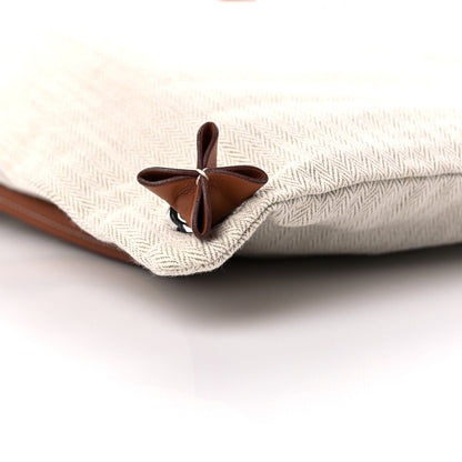 Hermes Toile Swift Maline Bag Gold Craie 6 of 8
