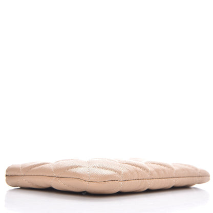 Chanel Caviar Quilted Small Cosmetic Case Beige 4 of 8