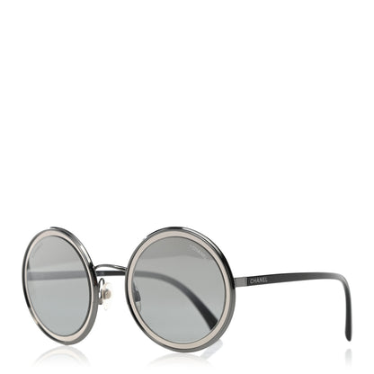 Chanel Round Sunglasses 4226 Black 1 of 8