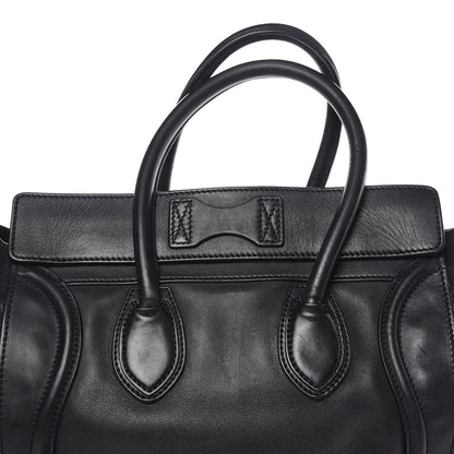 Celine Smooth Calfskin Mini Luggage Black 9 of 20