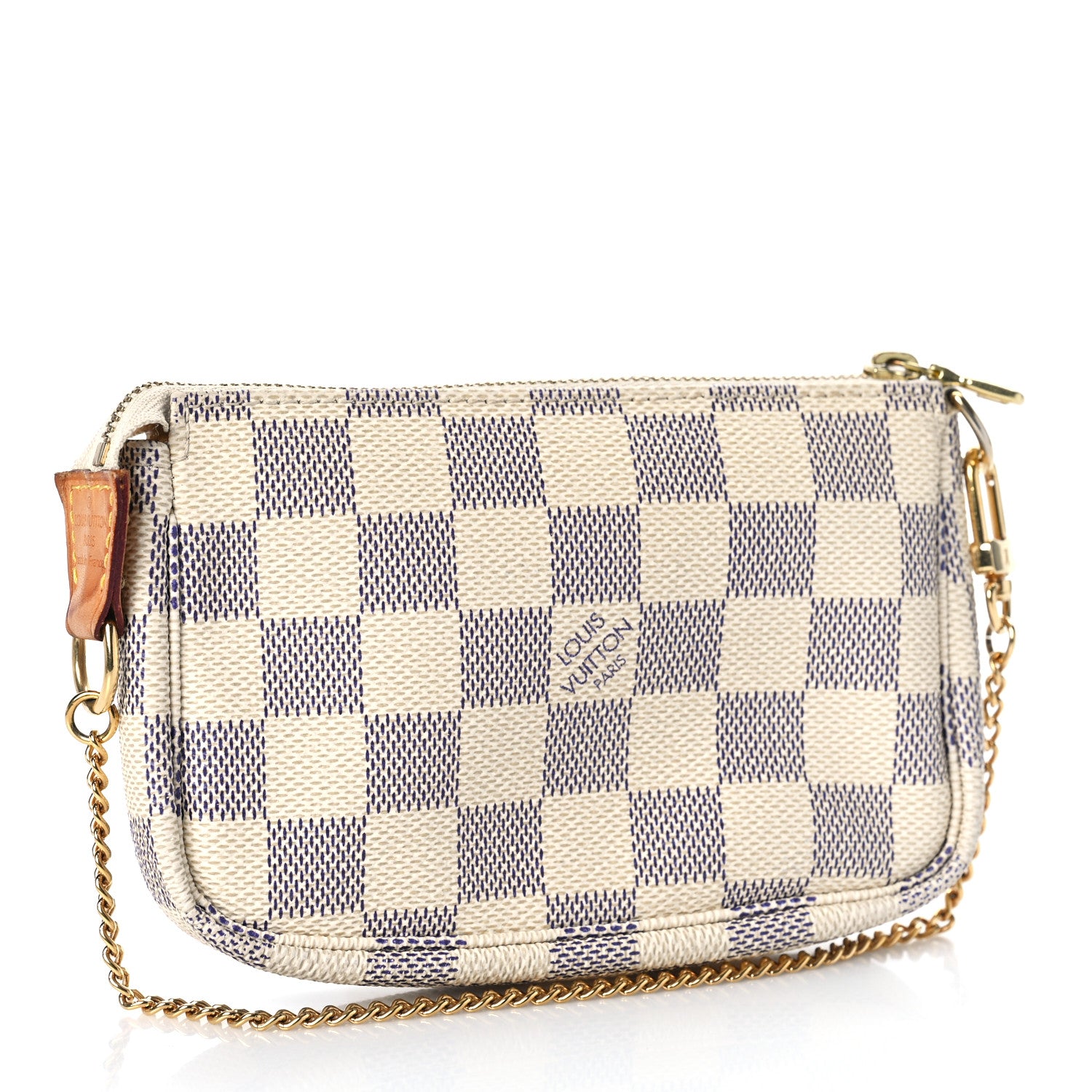 Louis Vuitton Damier Azur Mini Pochette Accessories 3 of 13