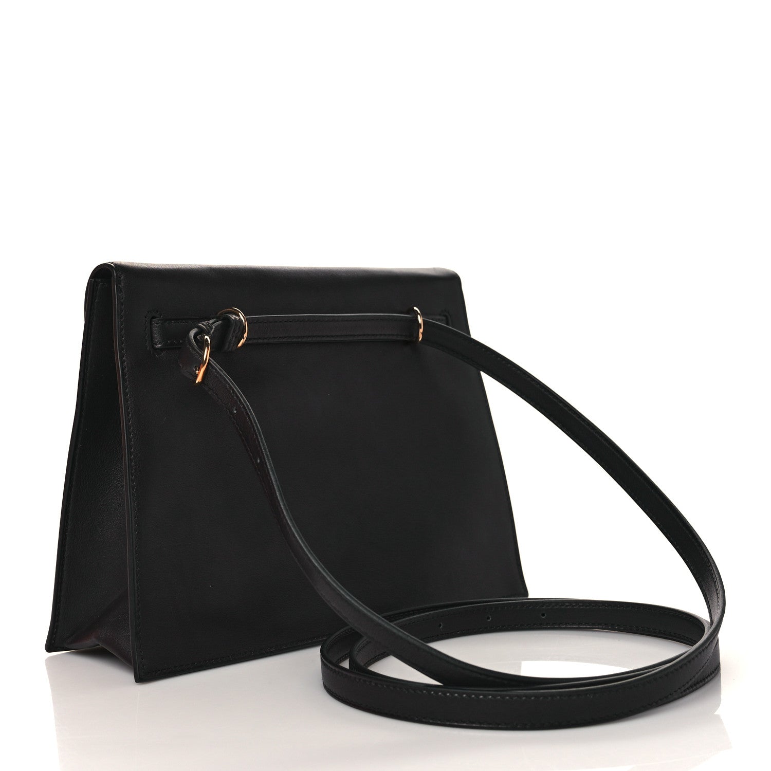 Hermes Evercolor Kelly Danse II Belt Bag Black 3 of 11