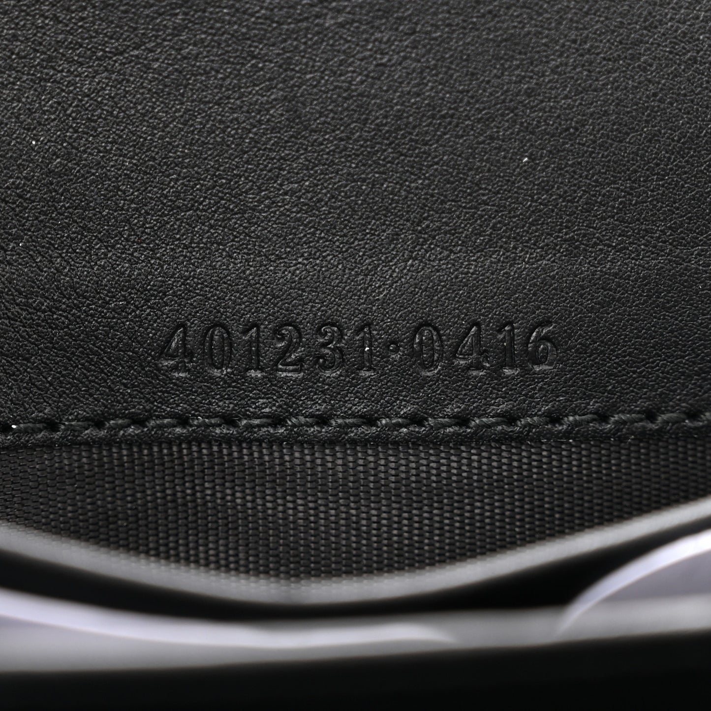 Velvet GG Monogram Mini Dionysus Chain Wallet Black