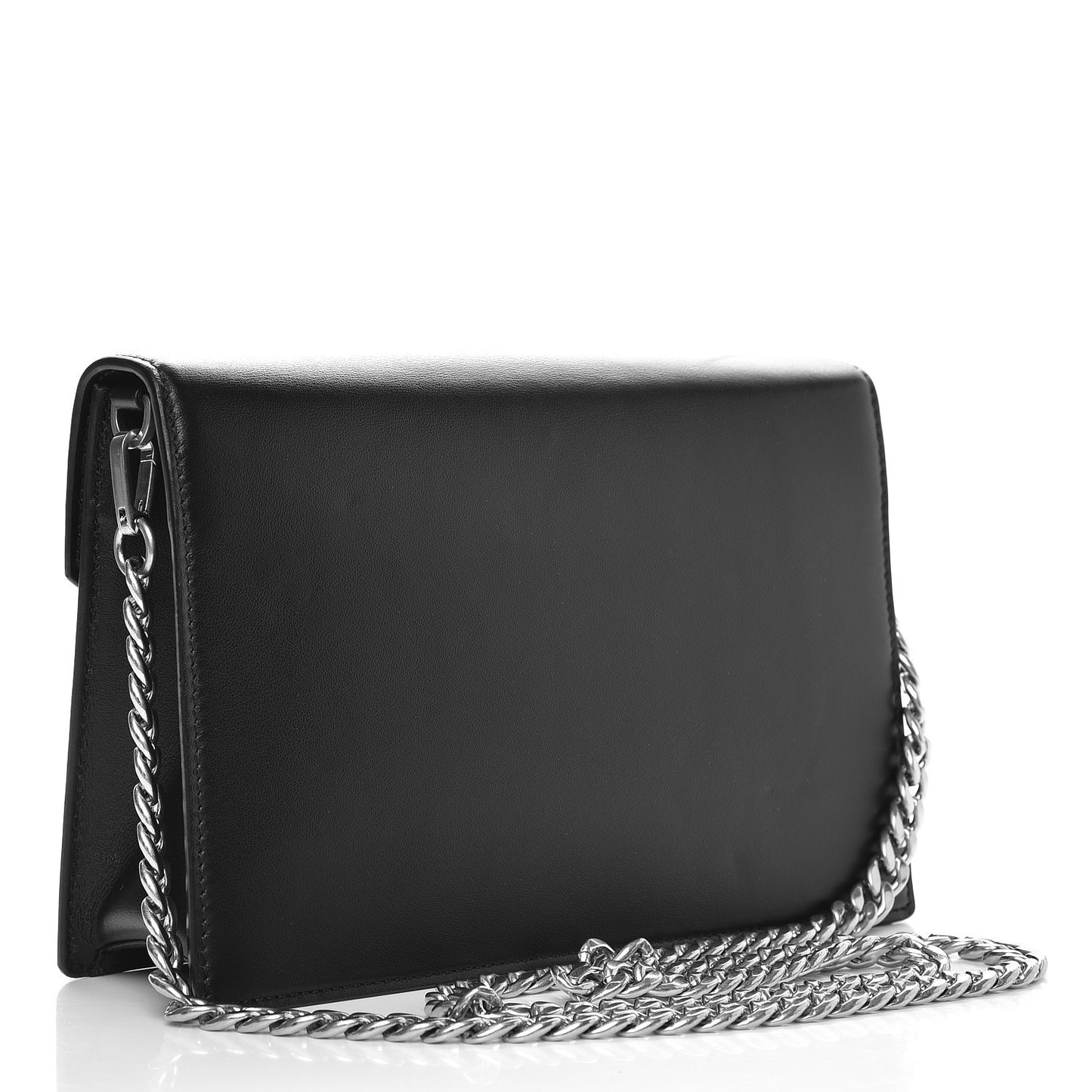 Soft Calf Logo Crossbody Nero Black