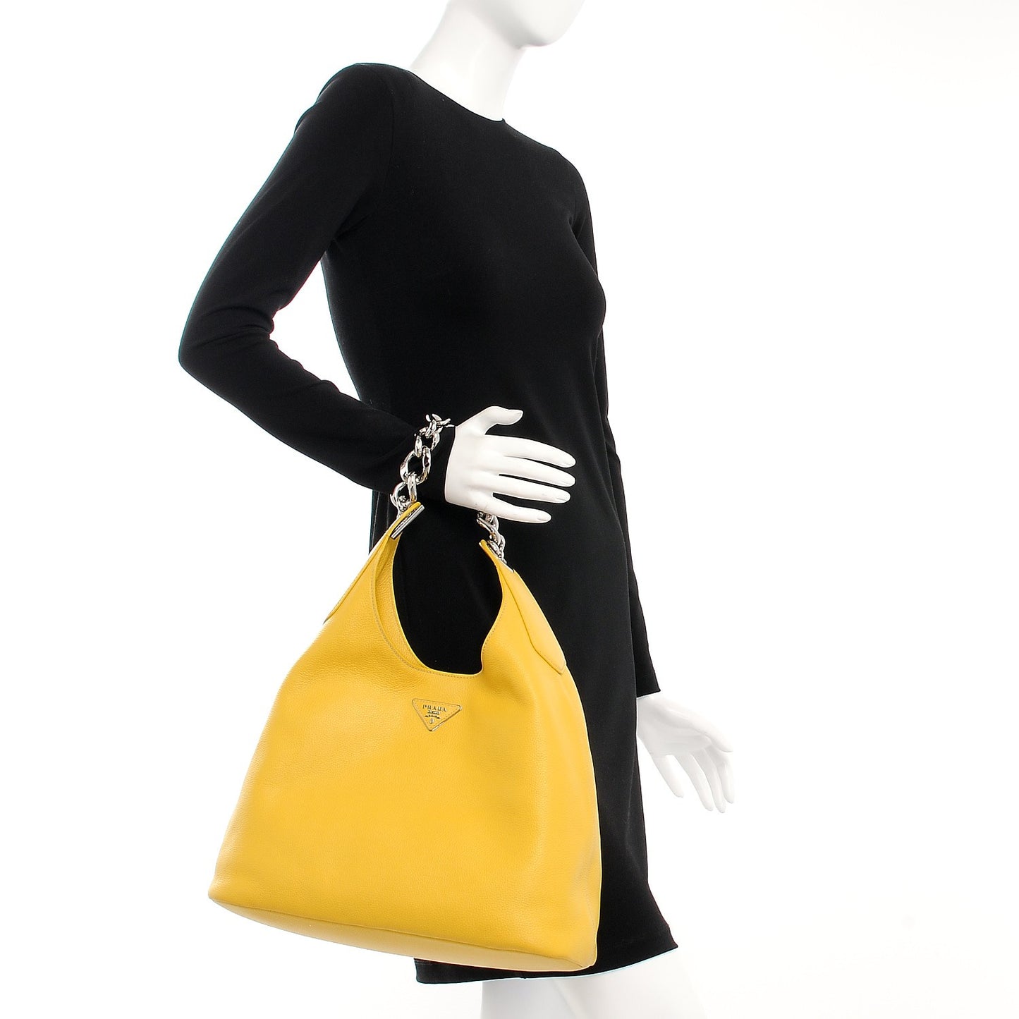 Vitello Daino Chain Hobo Sole