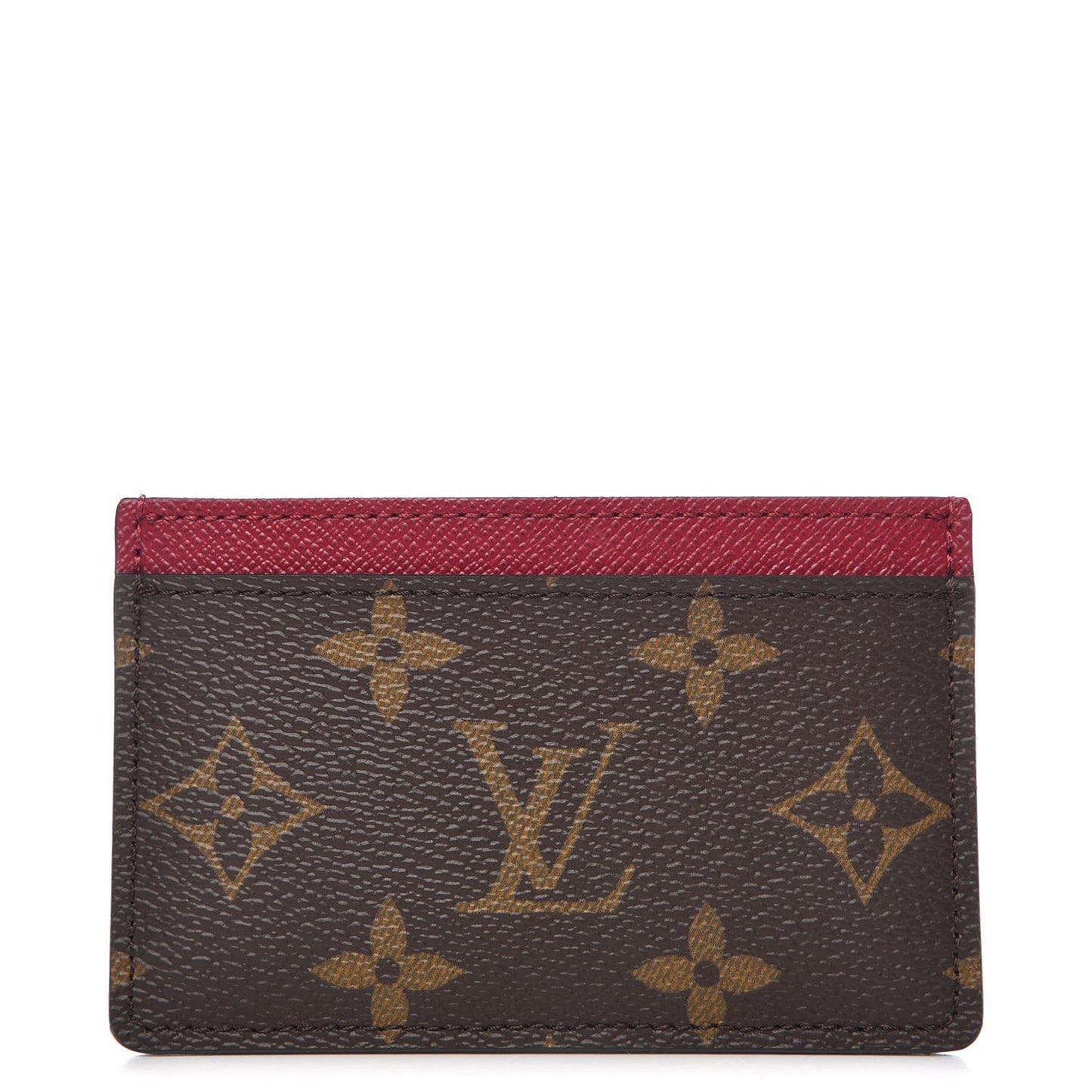 Monogram Card Holder Fuchsia