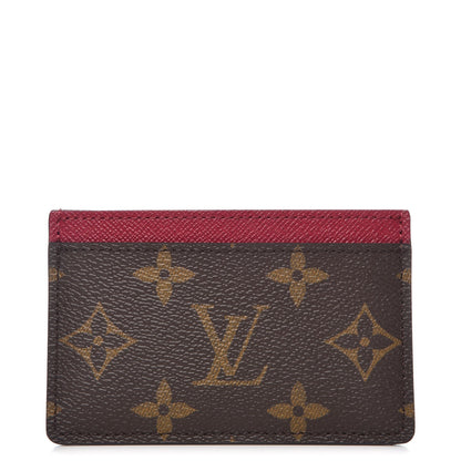 Louis Vuitton Monogram Card Holder Fuchsia 1 of 7