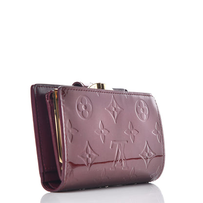Louis Vuitton Vernis French Purse Wallet Rouge Fauviste 3 of 10