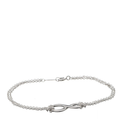 Tiffany Sterling Silver Infinity Bracelet 1 of 3