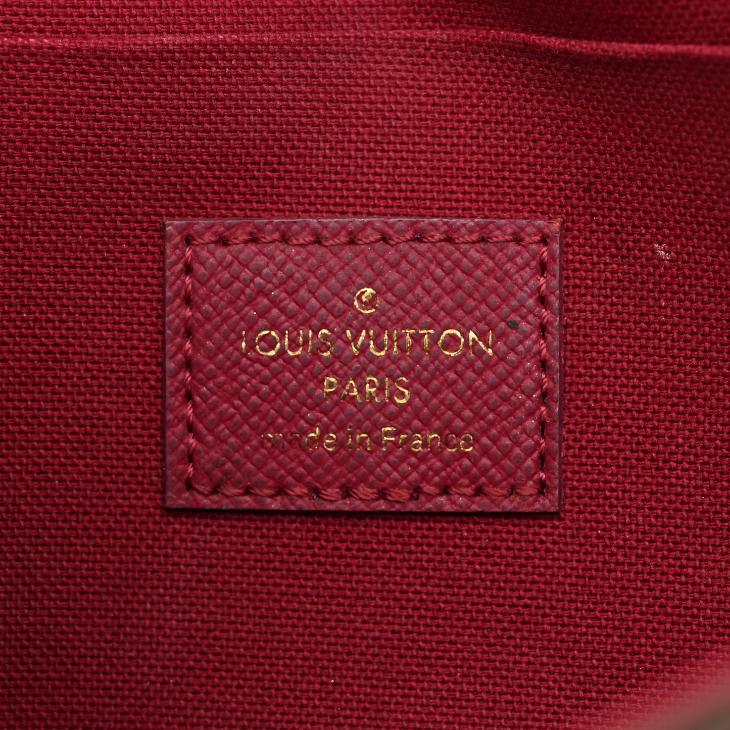 Monogram Pochette Felicie Chain Wallet Fuchsia