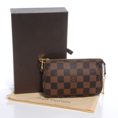 Louis Vuitton Damier Ebene Mini Pochette Accessories Bag 5 of 8