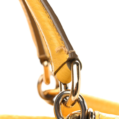 Dolce & Gabbana Calfskin Large Miss Sicily Satchel Yellow 9 of 16
