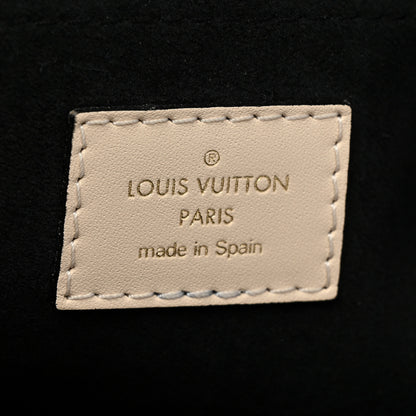 Louis Vuitton Monogram Braided Montaigne MM Creme Beige 8 of 10