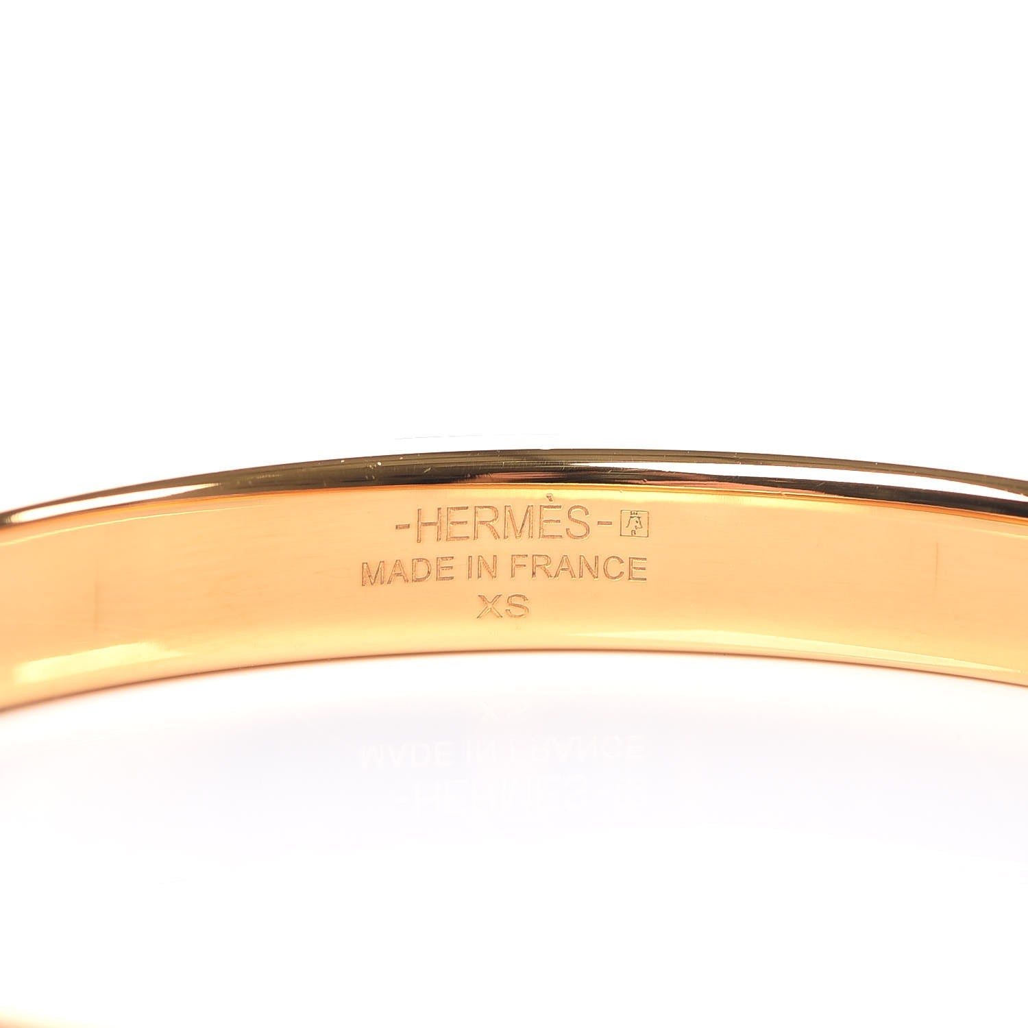 Hermes Smooth Lizard Kawaii 07 Bracelet XS Bougainvillea 4 of 5