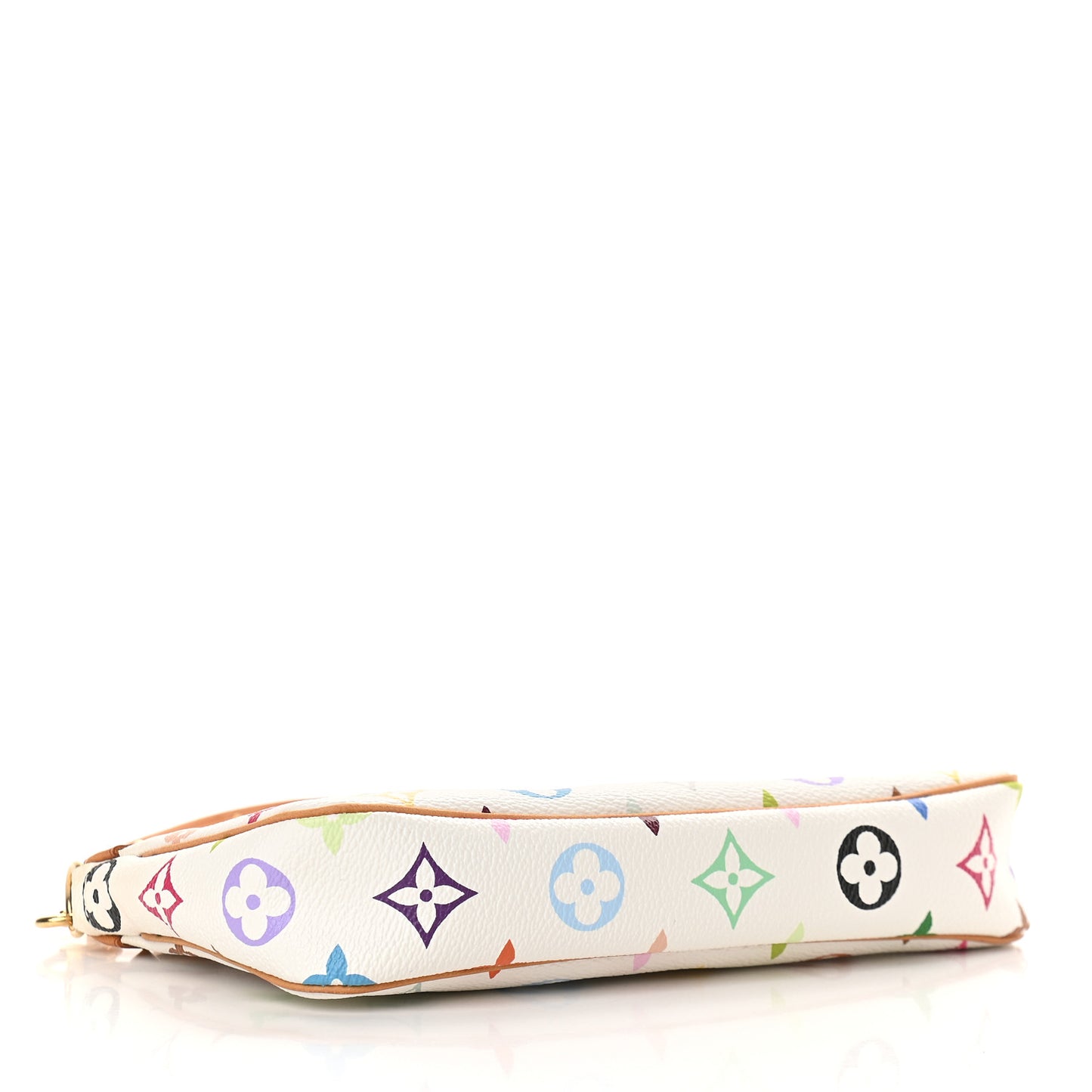 Monogram Multicolor Pochette Accessories White