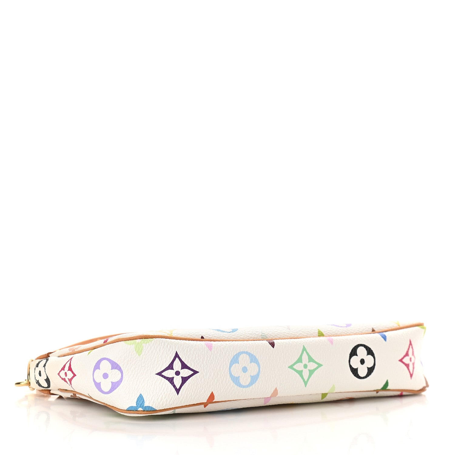 Louis Vuitton Monogram Multicolor Pochette Accessories White 3 of 8