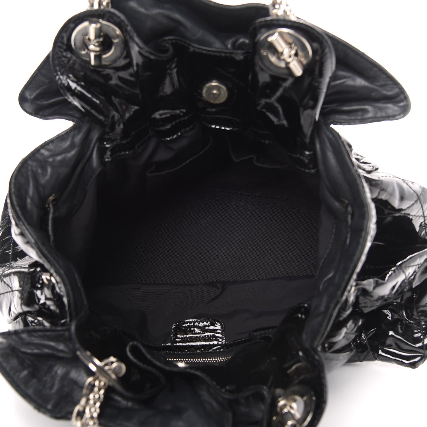 Christian Dior Patent Cannage Medium Le Trente Tote Black 5 of 10