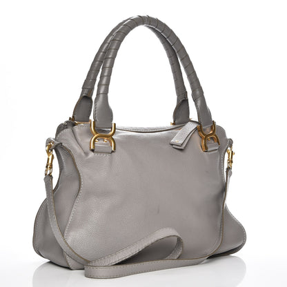 Chloe Calfskin Medium Marcie Satchel Cashmere Grey 4 of 11
