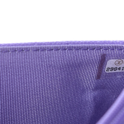 Chanel Caviar Quilted Wallet On Chain WOC Purple 9 of 11