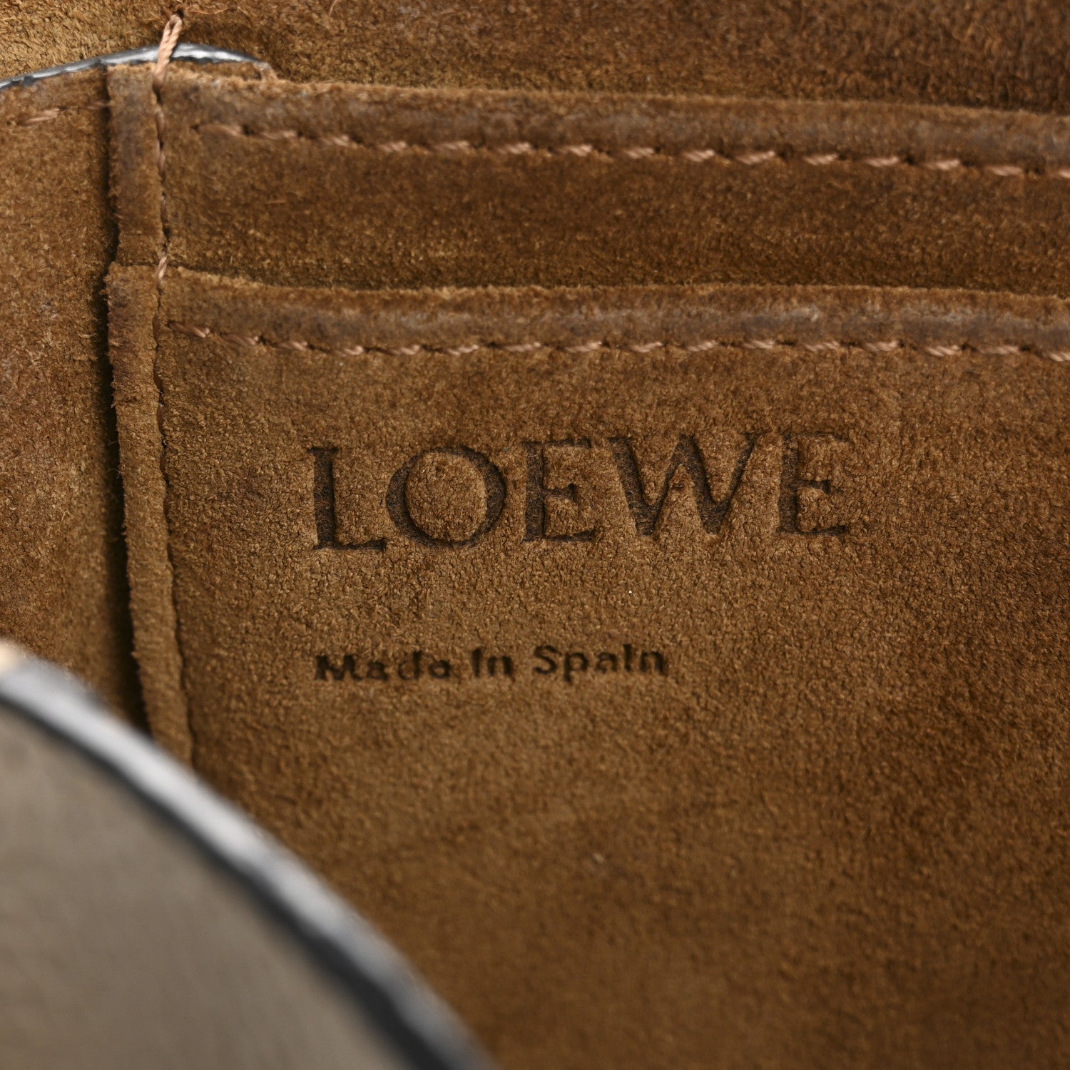 Loewe Grained Calfskin Mini Gate Crossbody Bag Light Oat 6 of 14