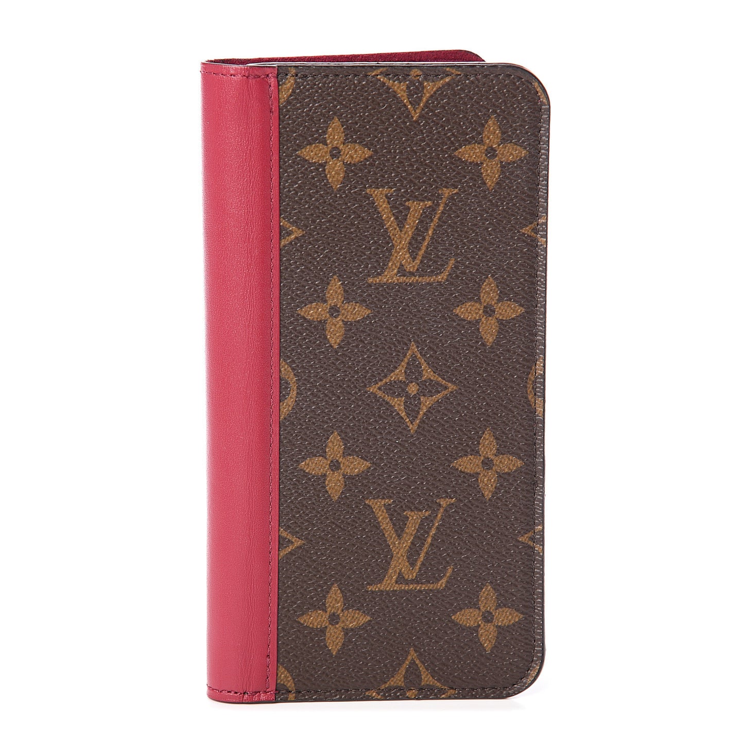 Monogram iPhone XS Max Folio Case Fuchsia