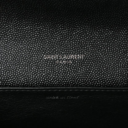 Saint Laurent Grain de Poudre Uptown Chain Wallet Black 7 of 12