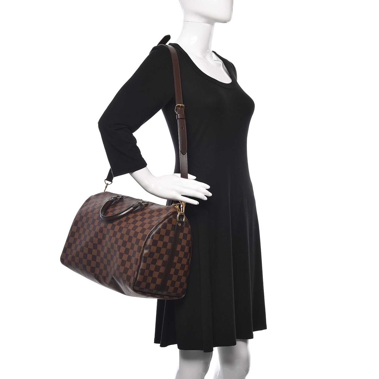 Damier Ebene Speedy Bandouliere 35