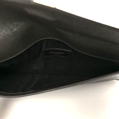 Saint Laurent Grain De Poudre Uptown Pouch Pebble 5 of 8