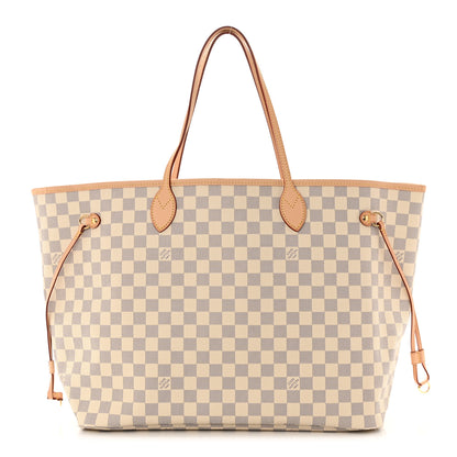 Louis Vuitton Damier Azur Neo Neverfull GM Rose Ballerine 1 of 11