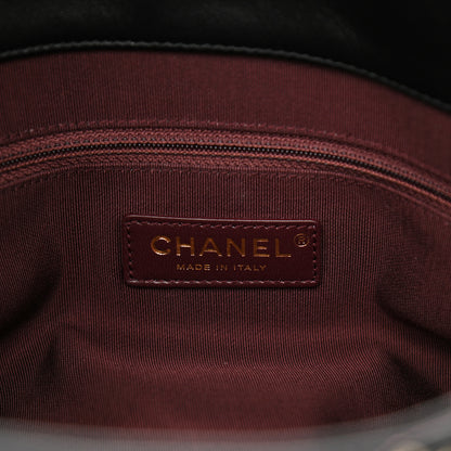 Chanel Lambskin Large Shopping Chain Tote Black 6 of 11