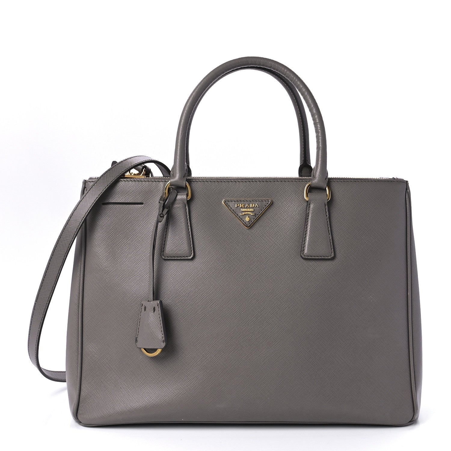 Prada Saffiano Medium Galleria Double Zip Tote Argilla 1 of 10