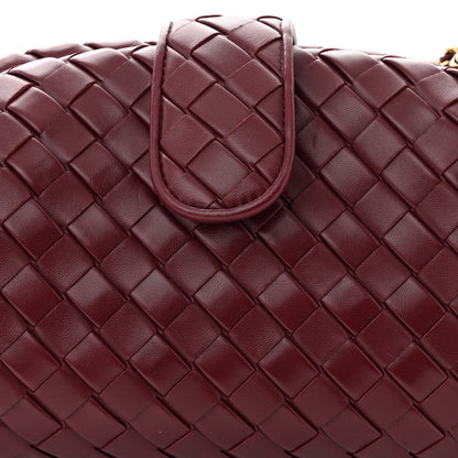 Bottega Veneta Nappa Intrecciato Teen The Lauren 1980 Clutch With Chain Barolo 7 of 11