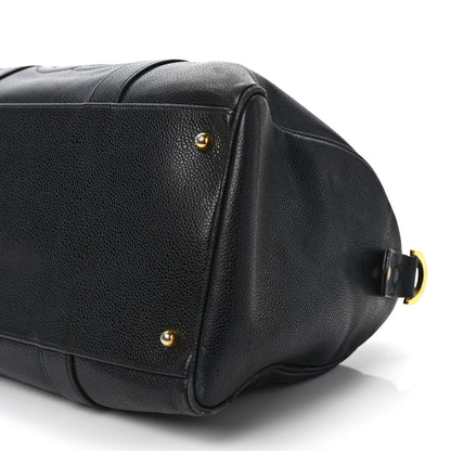 Chanel Caviar Timeless CC Boston Black 9 of 11