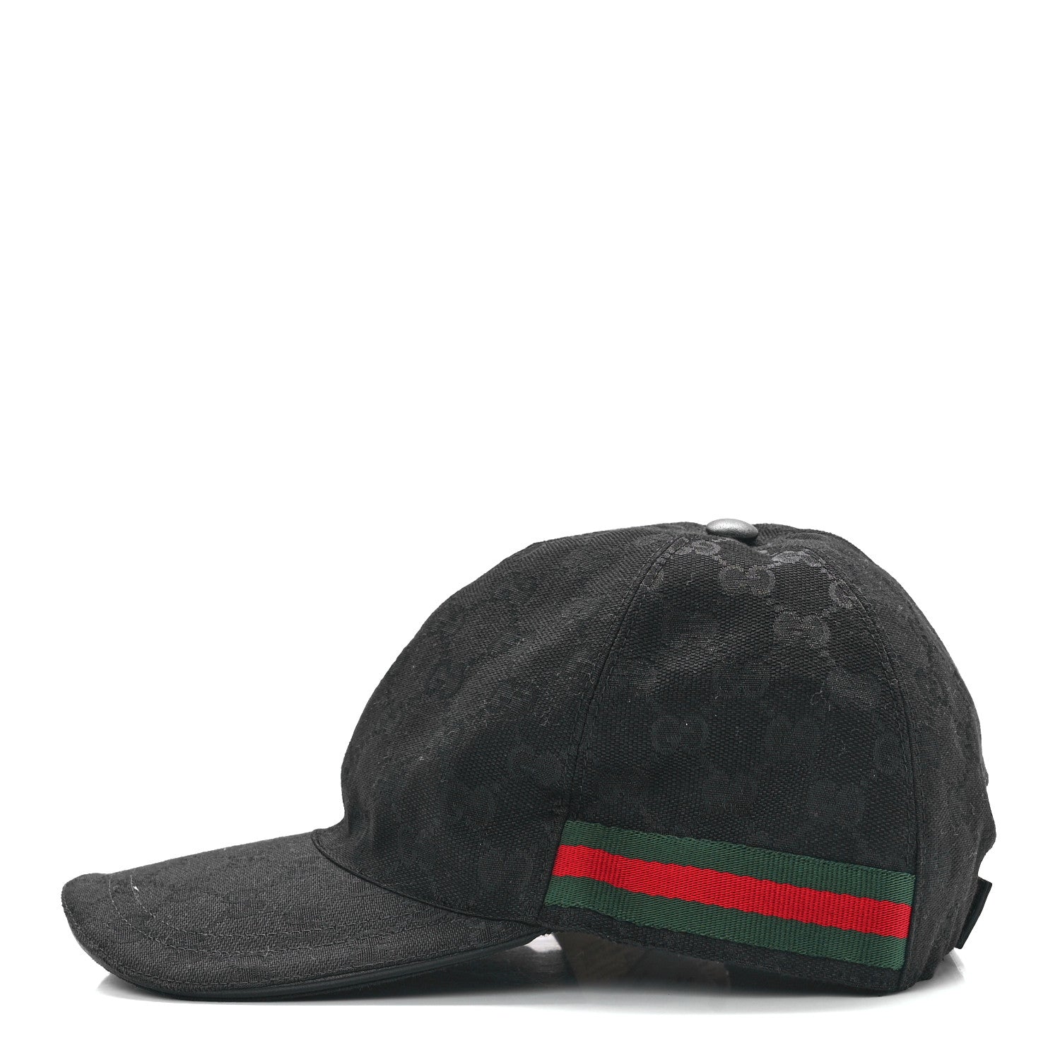 Gucci Monogram Web Baseball Hat XL Black 3 of 9